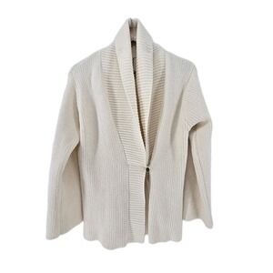 Natori Small White Button Front Jacket Soft Lounge Spa Bridal